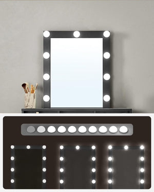 Dressing Table with LED Mirror & Storage - Karrari