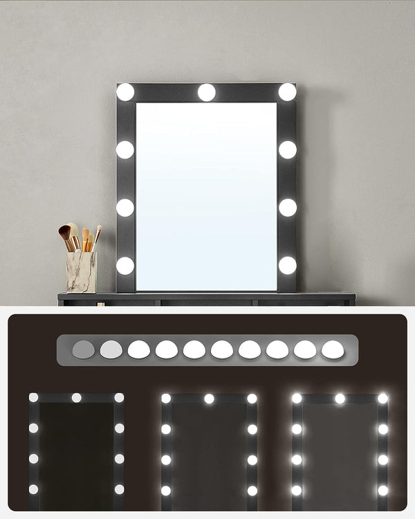 Dressing Table with LED Mirror & Storage - Karrari