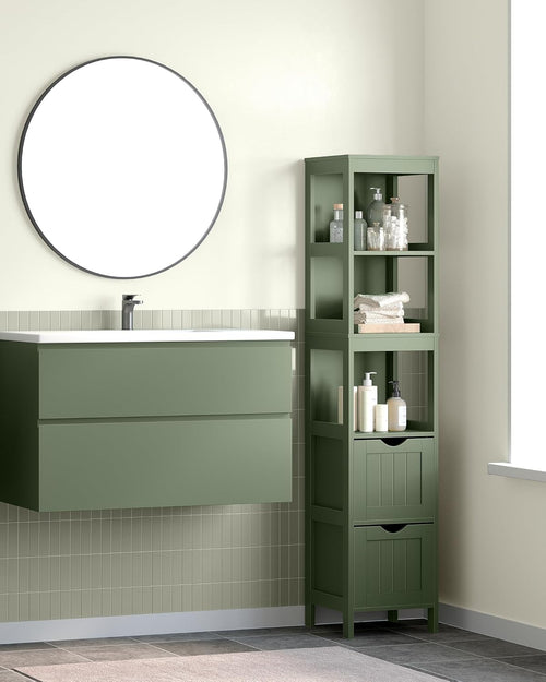 Tall Bathroom Floor Cabinet - Karrari