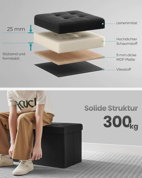 Foldable Storage Ottoman Bench - Karrari
