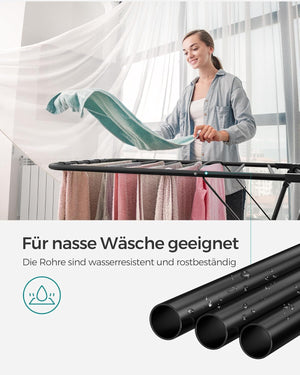 Folding Clothes Drying Rack – Multifunctional Airer - Karrari