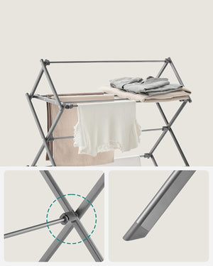 Compact Clothes Horse Dryer – Foldable, Easy Assembly - Karrari