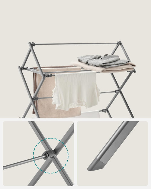 Compact Clothes Horse Dryer – Foldable, Easy Assembly - Karrari