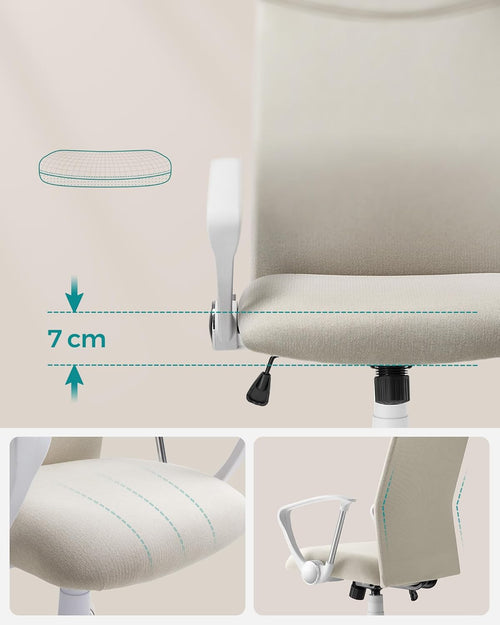 Office Chair – Padded Seat, Swivel & Reclining - Karrari