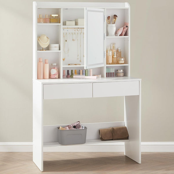 Dressing Table with LED Mirror & Storage Drawers - Karrari