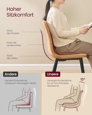 Dining Chairs, Glacier-Inspired Design (Set of 2) - Karrari