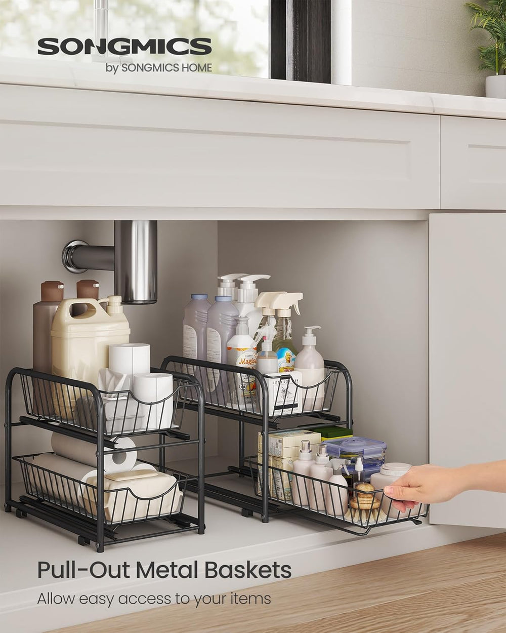 2-Tier Under Sink Storage Organiser - Karrari