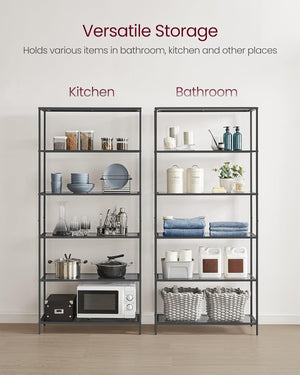 6-Tier Glass Shelving Unit - Karrari