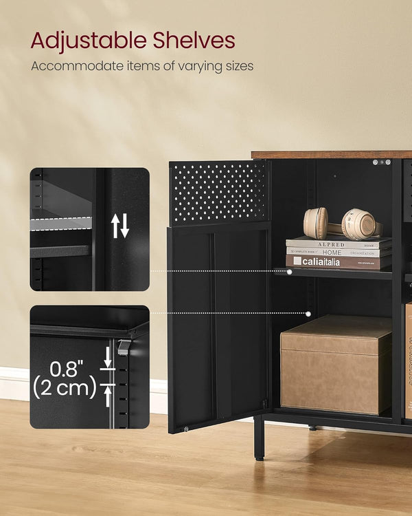 Metal Storage Cabinet with Doors