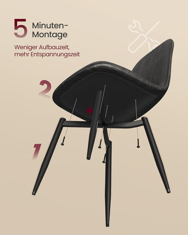 Dining Chairs, Glacier-Inspired Design (Set of 2) - Karrari