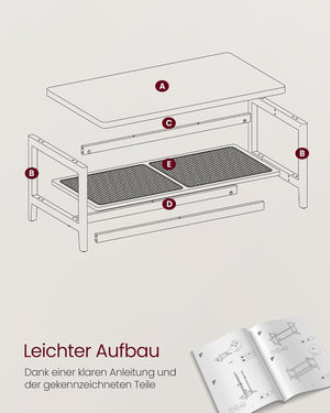 2-Tier Storage Coffee Table - Karrari