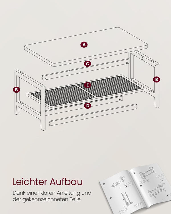 2-Tier Storage Coffee Table - Karrari