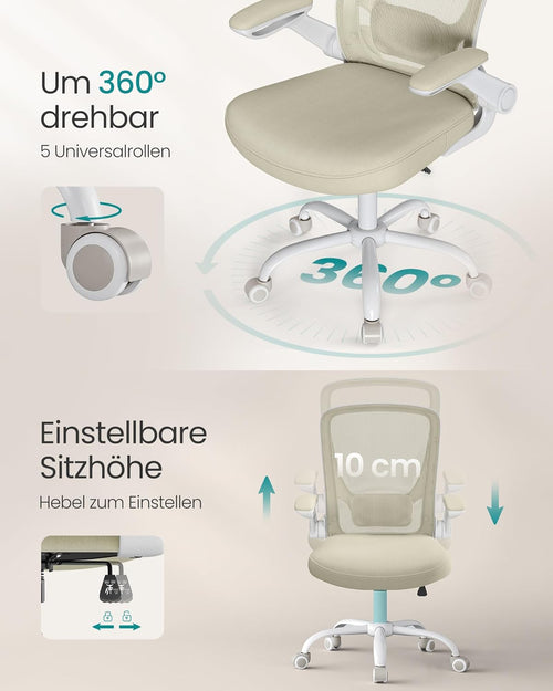 Ergonomic Mesh Office Chair with Lumbar Support - Karrari