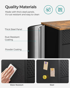 Metal Storage Cabinet with Doors