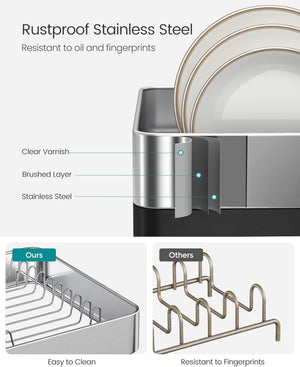 Expandable Stainless Dish Drying Rack - Karrari