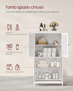 Storage Cabinet with Doors & Drawers - Karrari