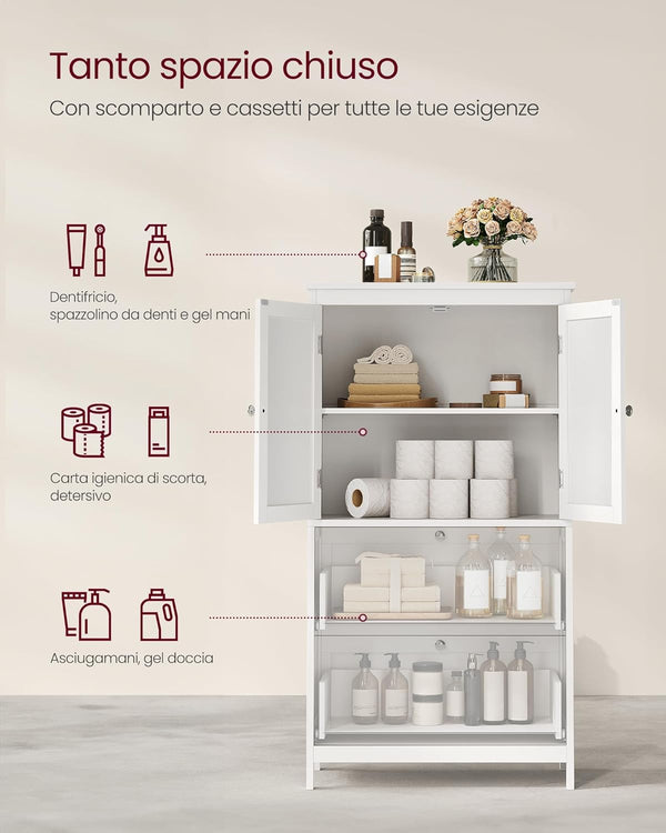 Storage Cabinet with Doors & Drawers - Karrari
