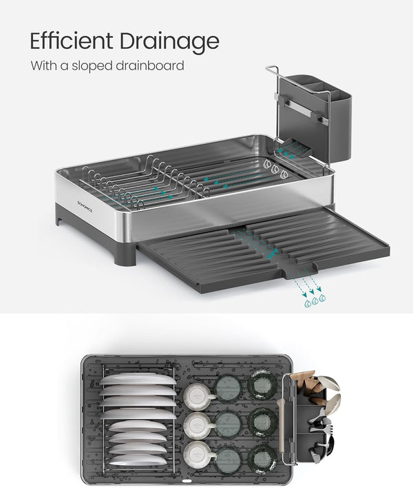 Stainless Steel Dish Rack – Expandable - Karrari