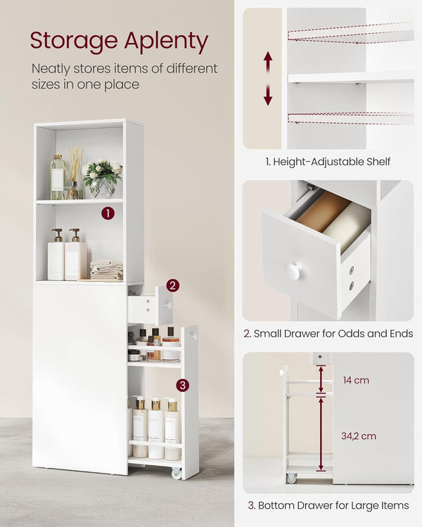 Tall Narrow Bathroom Cabinet – Storage Solution