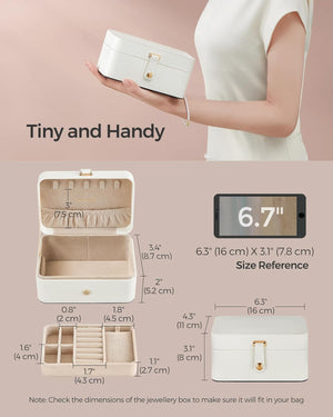 2-Layer Travel Jewellery Box – Portable & Spacious - Karrari
