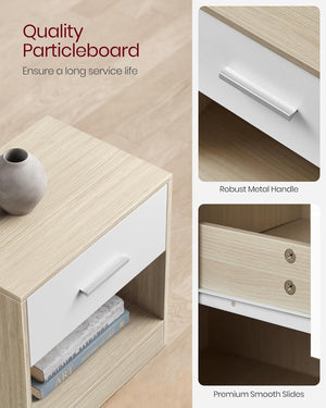 Bedside Table with Drawer - Karrari