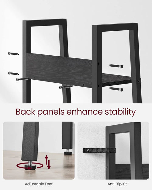 5-Tier Slim Bookshelf