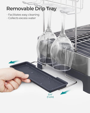 2-Tier Expandable Stainless Steel Rack