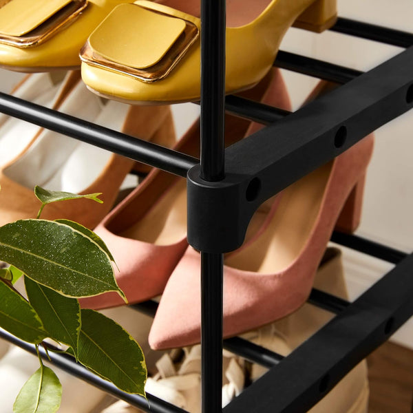 10-Tier Metal Shoe Rack – Customisable Design