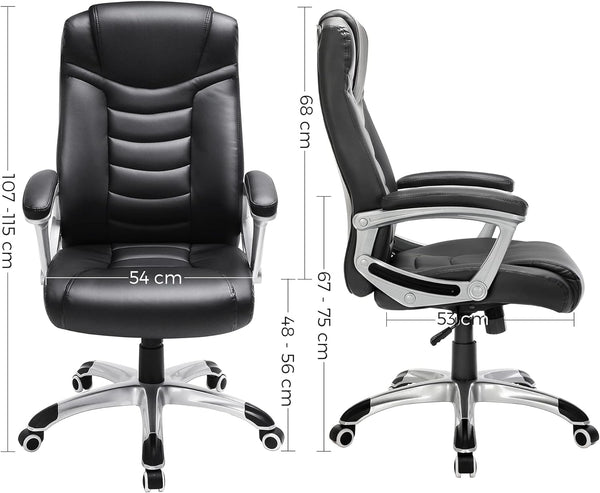 Ergonomic Office Chair – Height Adjustable & Swivel - Karrari