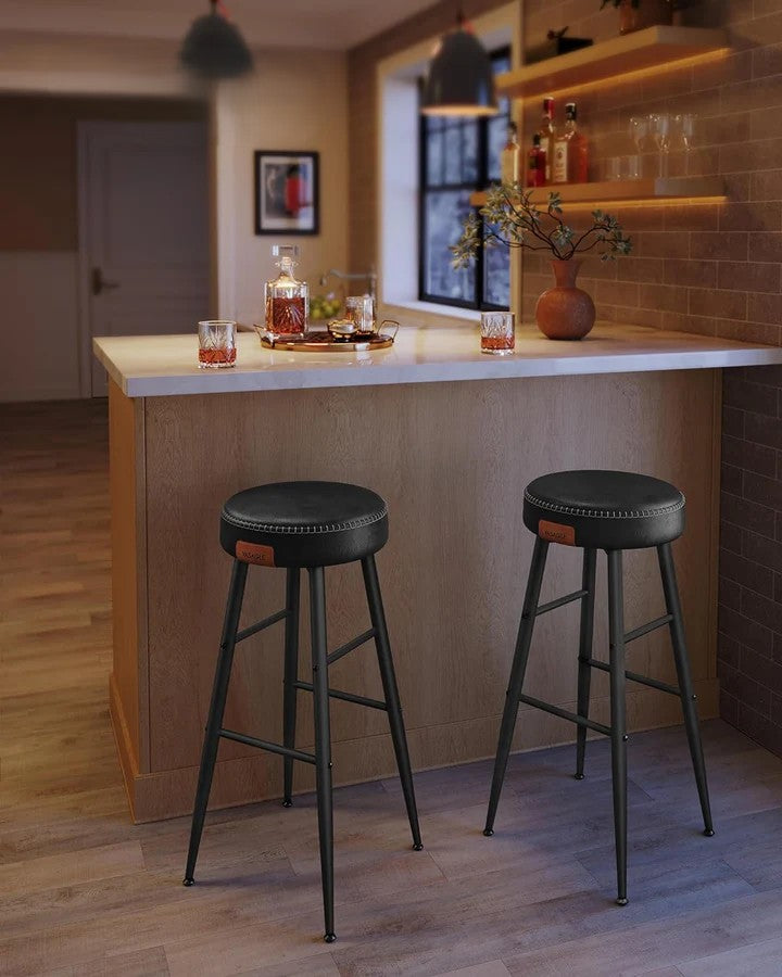 Set of 2 Kitchen Bar Stools