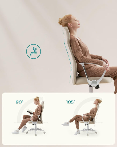 Office Chair – Padded Seat, Swivel & Reclining - Karrari