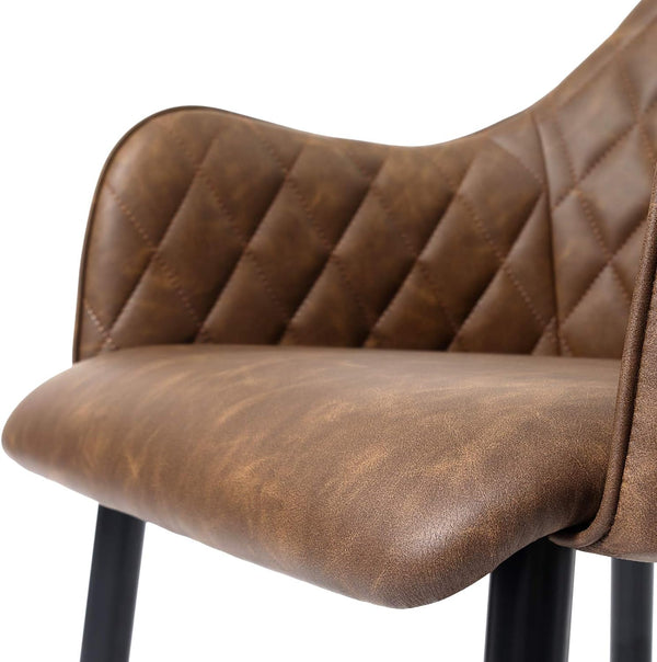 Modern Vintage PU Dining Armchair - Karrari