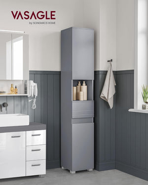 Tall Bathroom Cabinet with Drawer