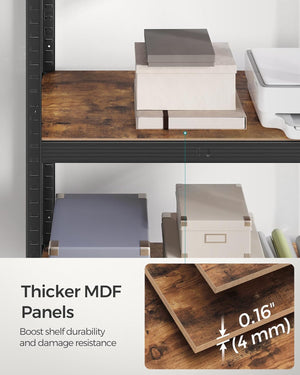 Industrial Shelving Unit - Adjustable Storage (50x100x200cm) - Karrari
