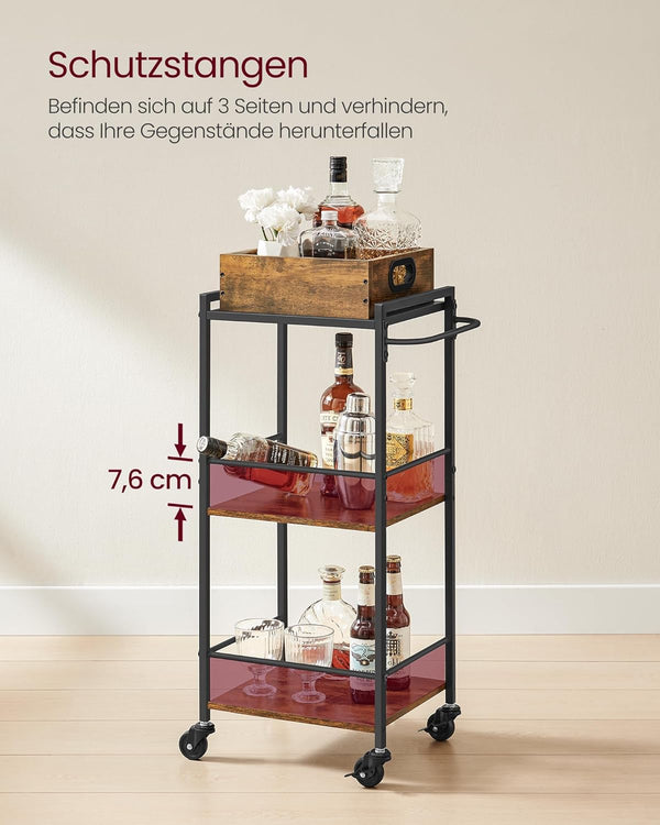 Kitchen Trolley with Removable Tray - Karrari