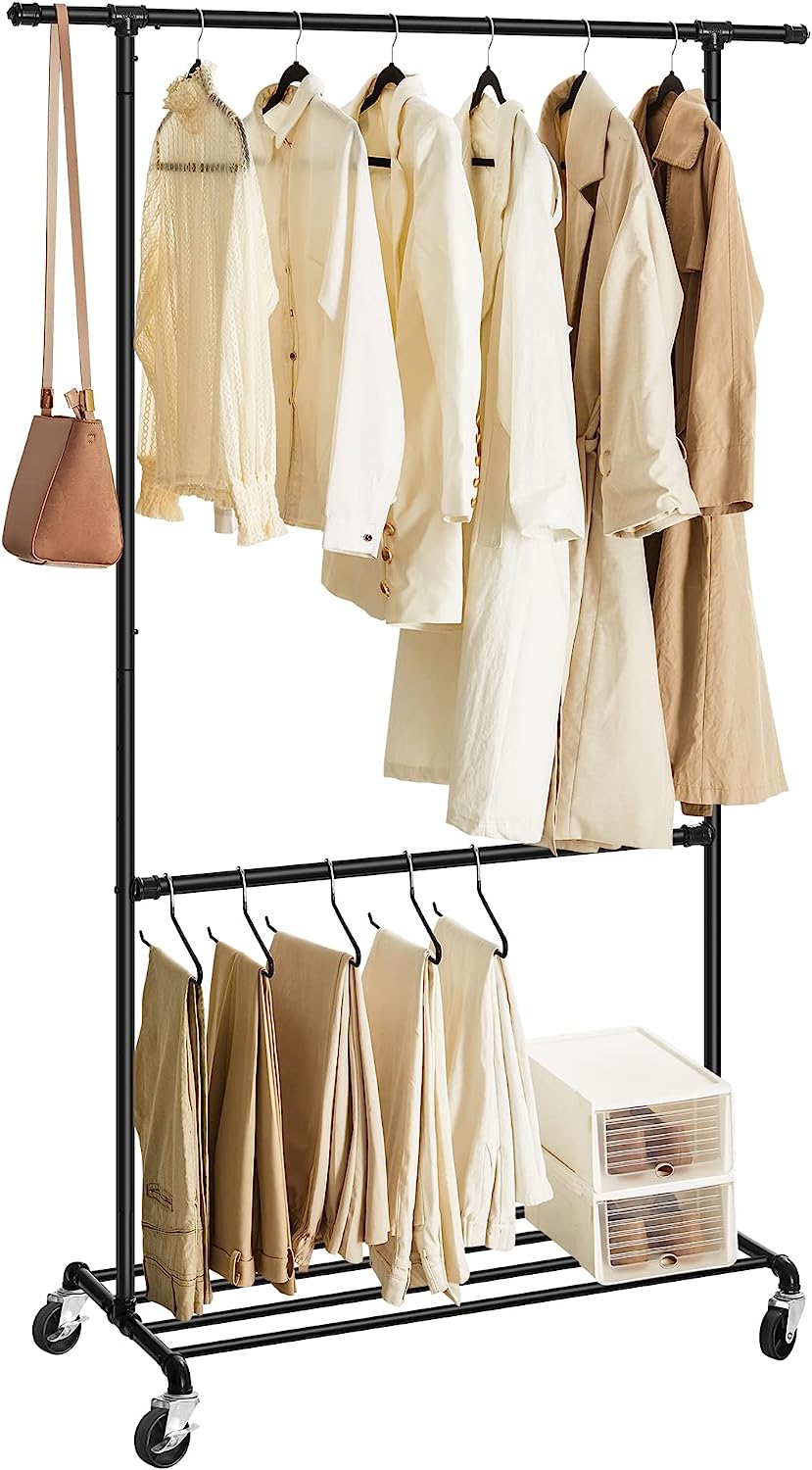 Illustration of Galvanized Metal Industrial Chic Coat Rack
