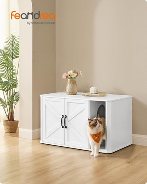 Cat Litter Box Cabinet with Double Doors - Karrari