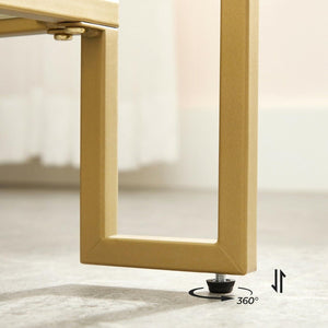 Gold Glass Coffee Table - Karrari