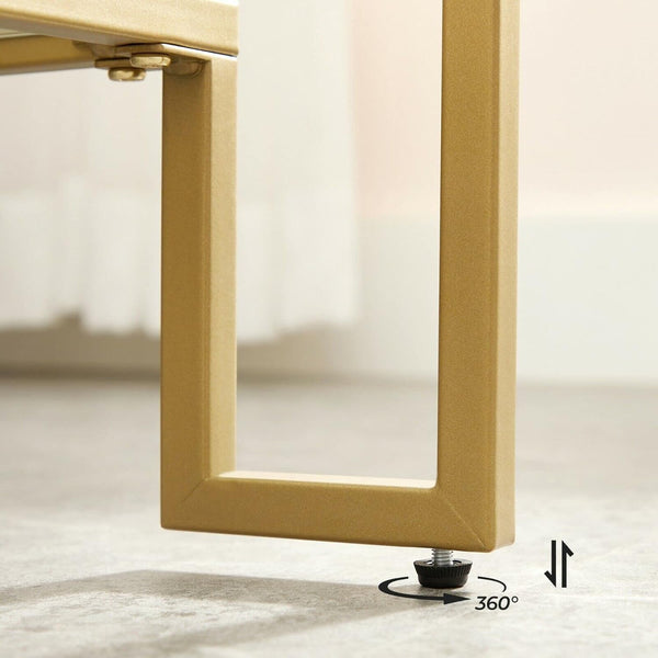 Gold Glass Coffee Table - Karrari