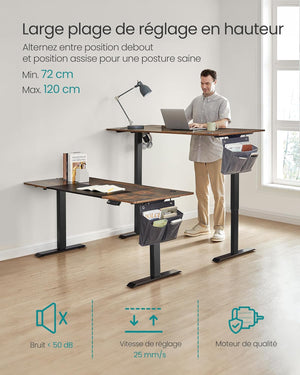 Electric Standing Desk – Adjustable Height with Memory Function