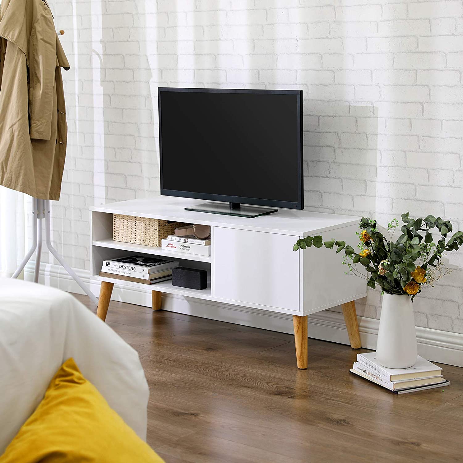 TV Cabinet, TV Stand Cabinet, for TVs up to 43 Inch, Entertainment Center