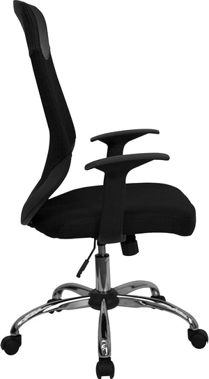 Executive Office Chair – Ergonomic Swivel Desk Chair with Chrome Base - Karrari