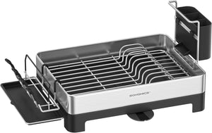 Stainless Steel Dish Drainer with Rotating Spout