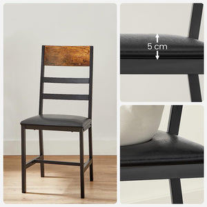 Ergonomic Dining Chairs (set of 2) - Karrari