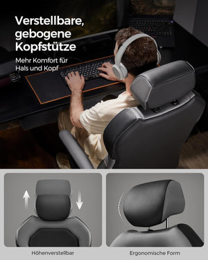 Office & Gaming Chair – Adjustable, Padded, Comfortable - Karrari