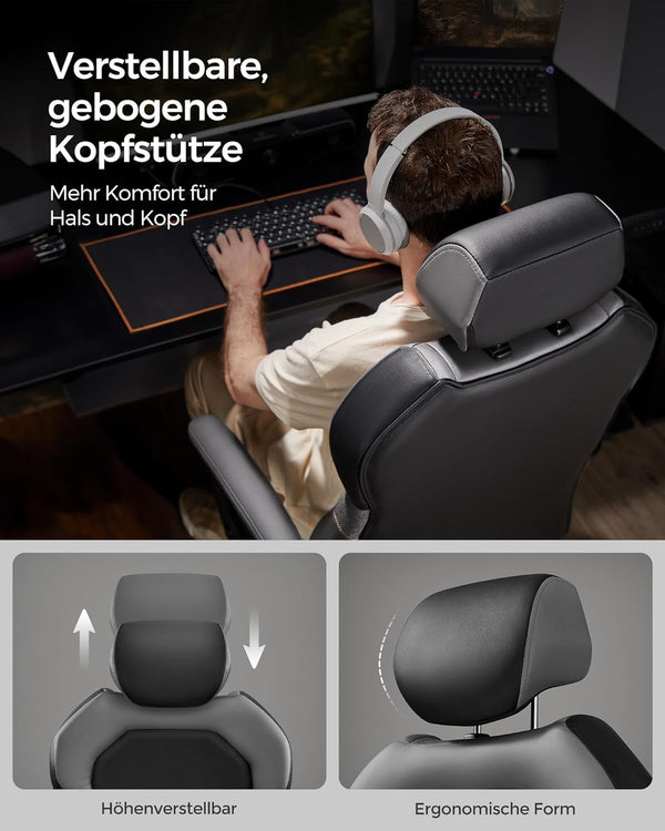 Office & Gaming Chair – Adjustable, Padded, Comfortable - Karrari