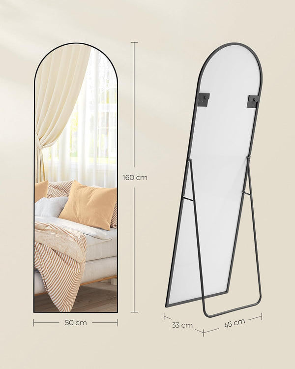 Full Length Floor Mirror with Stand (50x160cm)