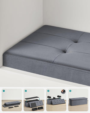 Storage Ottoman Cube – Foldable Bench - Karrari