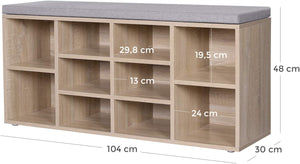 Shoe Bench with Cushion