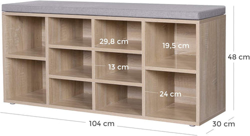 Shoe Bench with Cushion